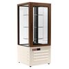 Шкаф-витрина холодильный Polus D4 VM 120-1 (R120C) 1015-0102 (бежево-коричневый)