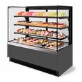 Витрина холодильная Chilz Vete KUB II 90 (серый матовый / шлифованная нержавейка) ВК278 (285-204)