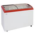 Ларь морозильный Italfrost CF300C красный (без корзин)