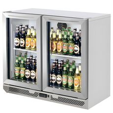 Шкаф холодильный барный Turbo Air TB9-2G-SL-800 (двери-слайдер)