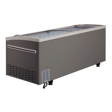Ларь-бонета морозильная Haier GTS1850G (серый)