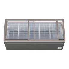 Ларь-бонета морозильная Haier GTE1850G (серый)