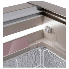 Ларь-бонета морозильная Haier GTS2500G (серый)