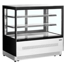 Витрина кондитерская холодильная Tefcold LPD1200F/Black (нерж.)