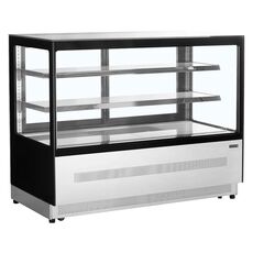 Витрина кондитерская холодильная Tefcold LPD1500F/Black (нерж.)