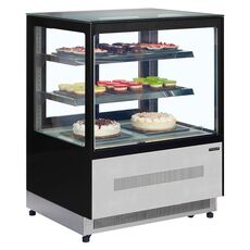 Витрина кондитерская холодильная Tefcold LPD900F/Black (нерж.)