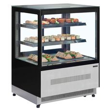 Витрина кондитерская холодильная Tefcold LPD900F/Black (нерж.)