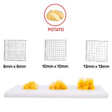 Устройство Cancan 1321 Manual Potato Cutter для нарезки картофеляна бруски 10х10 мм (ручное)