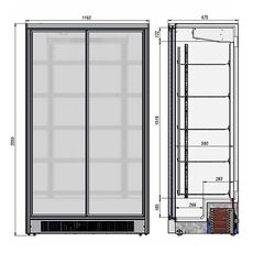 Шкаф холодильный Briskly Smart 11 Slide