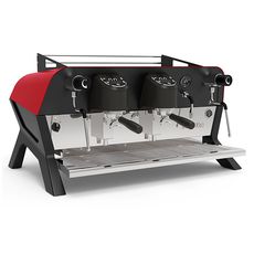 Кофемашина рожковая Sanremo F18 SB (черно-красная) автомат