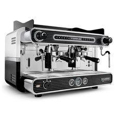 Кофемашина автомат рожковая Sanremo Torino SED 2GR (черно-белая) низкая группа
