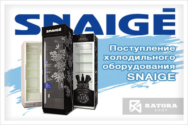 Поступление холодильного оборудования Snaige