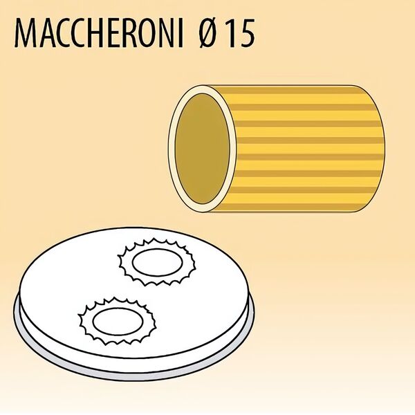 Насадка Fimar Maccheroni 15 mm (MPF 2,5/MPF 4)