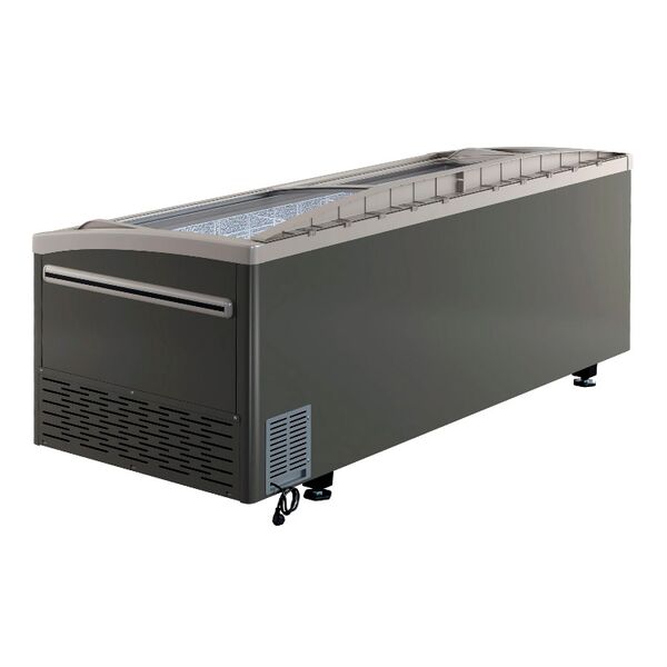Ларь-бонета морозильная Haier GTE1850G (серый)