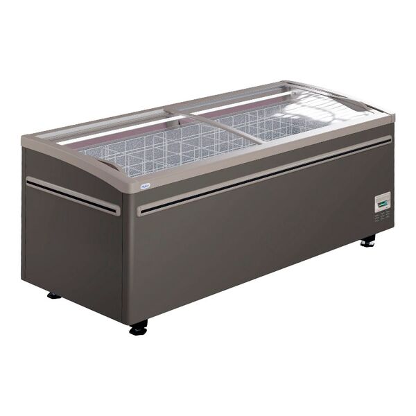 Ларь-бонета морозильная Haier GTS1850G (серый)