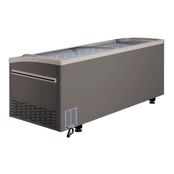 Ларь-бонета морозильная Haier GTS1850G (серый)
