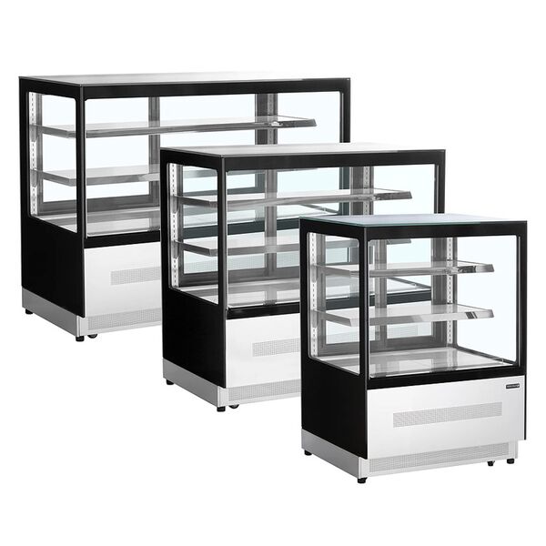 Витрина кондитерская холодильная Tefcold LPD900F/Black (нерж.)