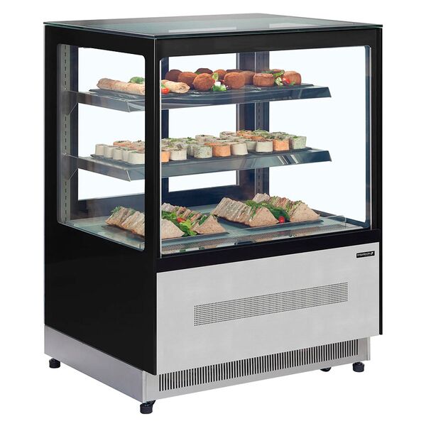 Витрина кондитерская холодильная Tefcold LPD900F/Black (нерж.)