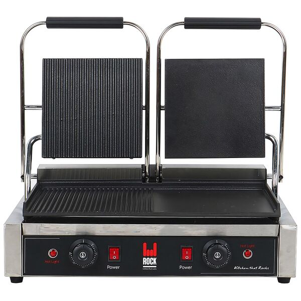 Гриль контактный Rock Kitchen RK-CG813B-SS