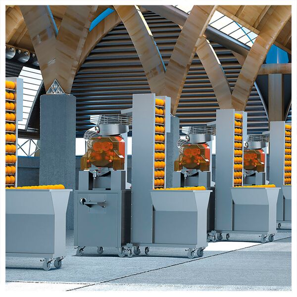 Бункер подачи плодов Cancan 0401 для автоматических соковыжималок CC.28, CC.32, CC.38