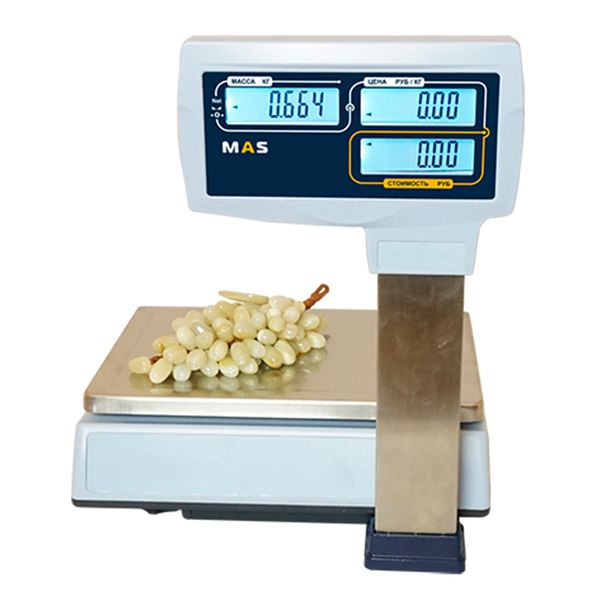Весы торговые электронные со стойкой Mas MR1-06P