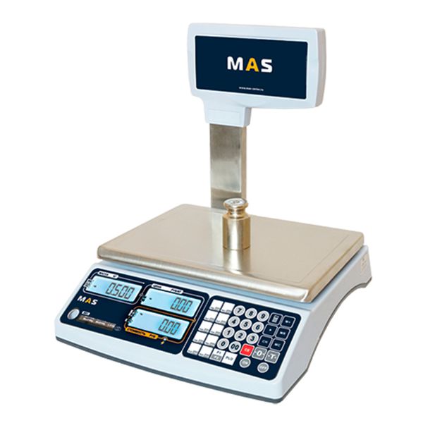 Весы торговые электронные со стойкой Mas MR1-30P