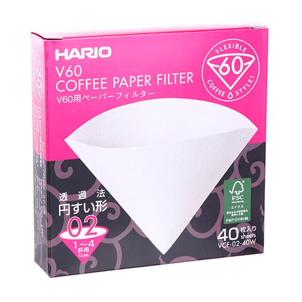 Бумажный фильтр HARIO VCF-02-40W