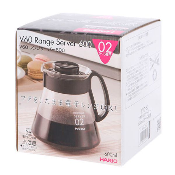 Чайник сервировочный HARIO XVD-60B 600 мл