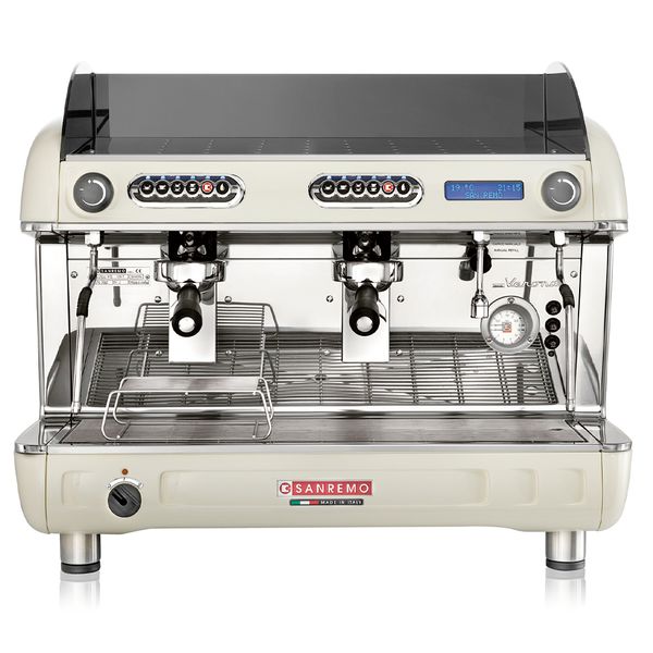 Кофемашина рожковая Sanremo Verona SED TALL 2GR (белая) автомат
