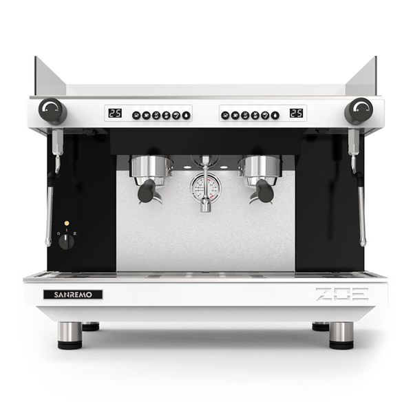 Кофемашина Sanremo Zoe Competition SED 2 (чёрно-белая) автомат