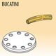 Насадка Fimar Bucatini 4 mm (MPF 2,5/4)